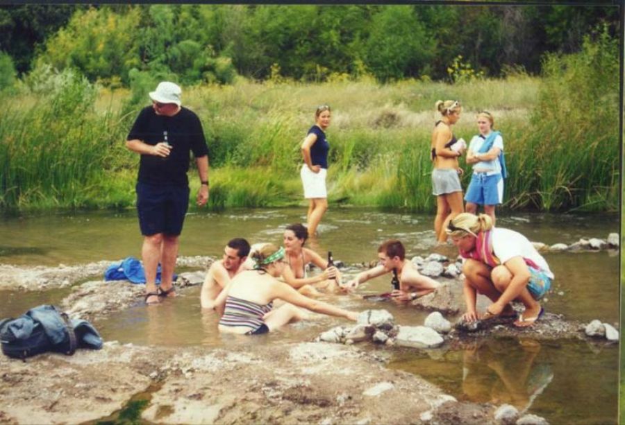 Hot springs on the Gila River 