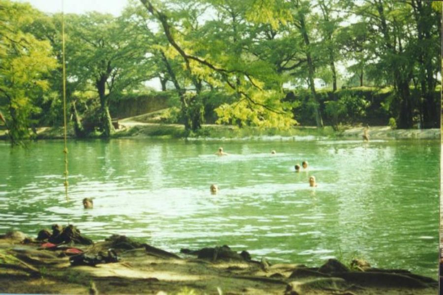 Swimming at Garner State Park 