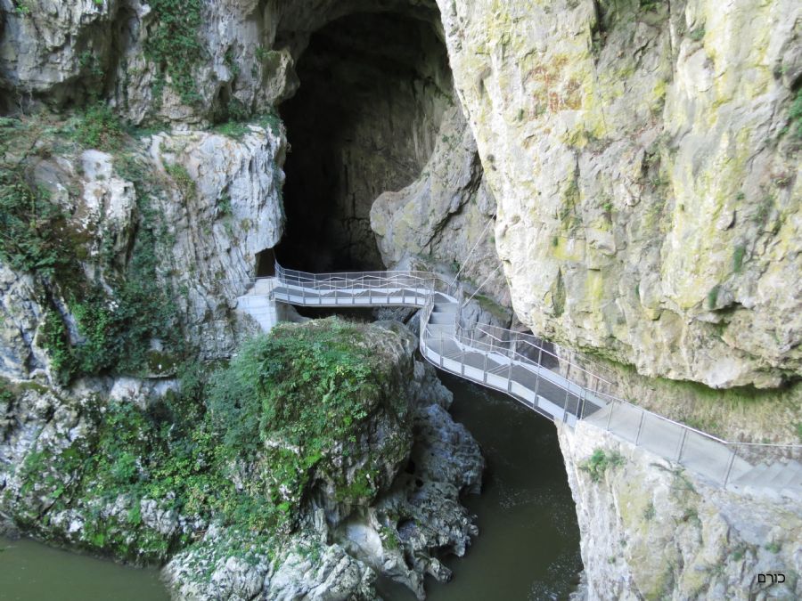 נהר תת קרקעי במערת שקוציאן