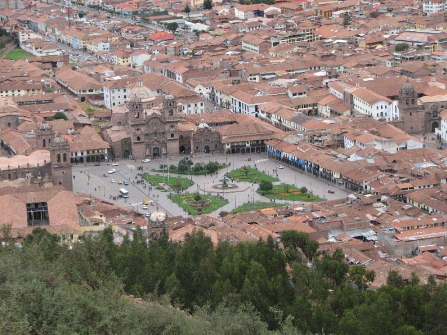 Cusco view from Saqsaywaman