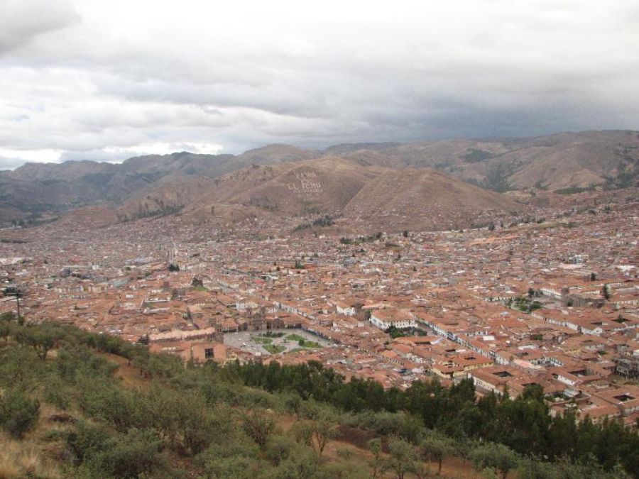 Cusco view from Saqsaywaman