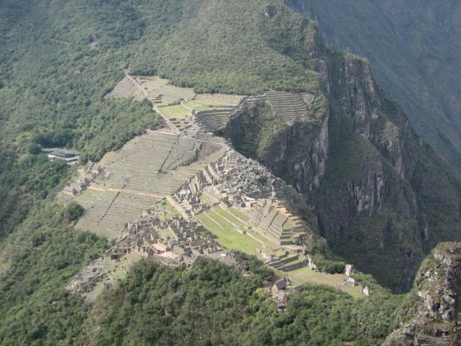 View to the Machu Picchu