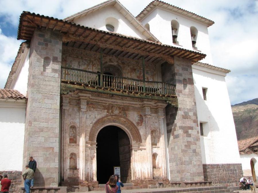 The colonial church at Andahuaylillas