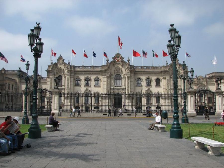 The government house in Lima - Peru