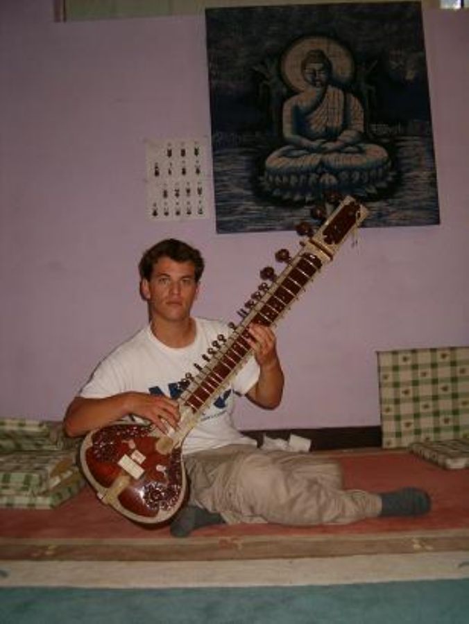 Playing the Sitar
