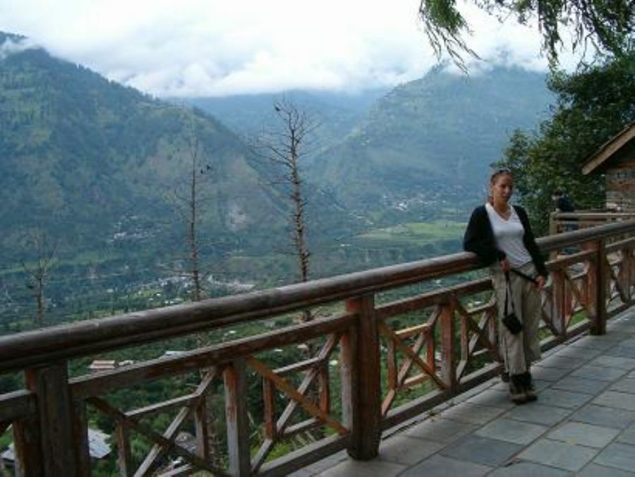 The view from Naggar castle 