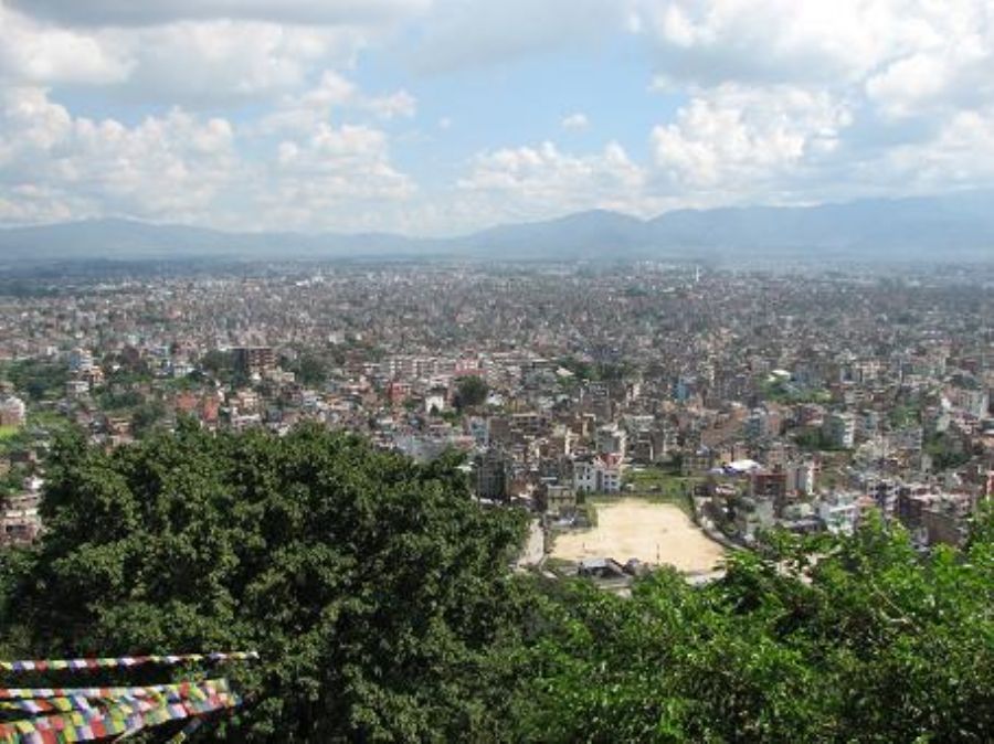 View of Kathmandu Vally (taken from the monkeys temple) 