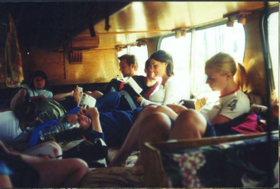 In the bus 