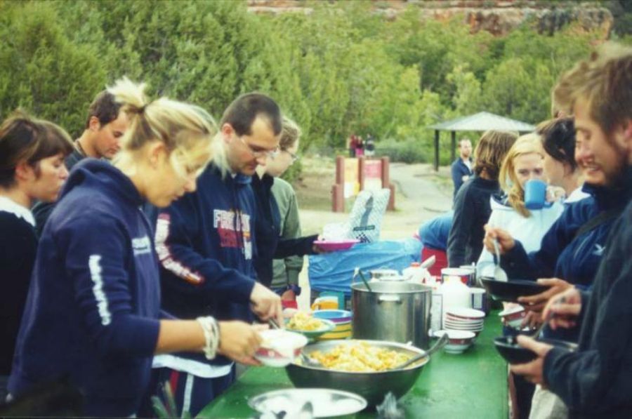The breakfast where we had really good oatmeal 
