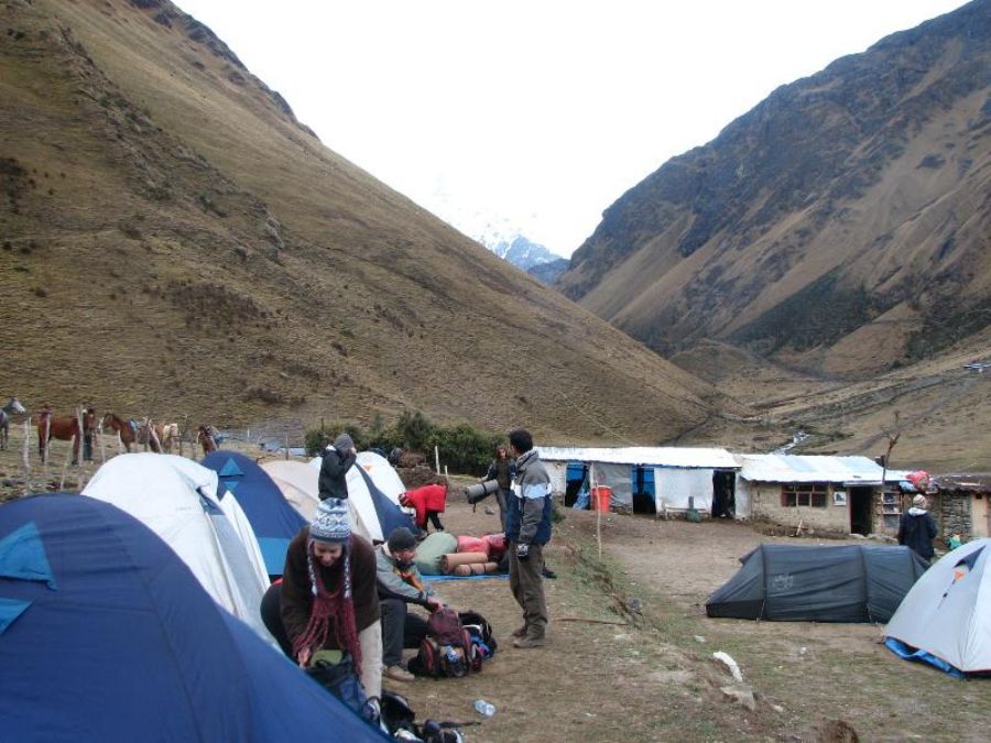 The first camp site