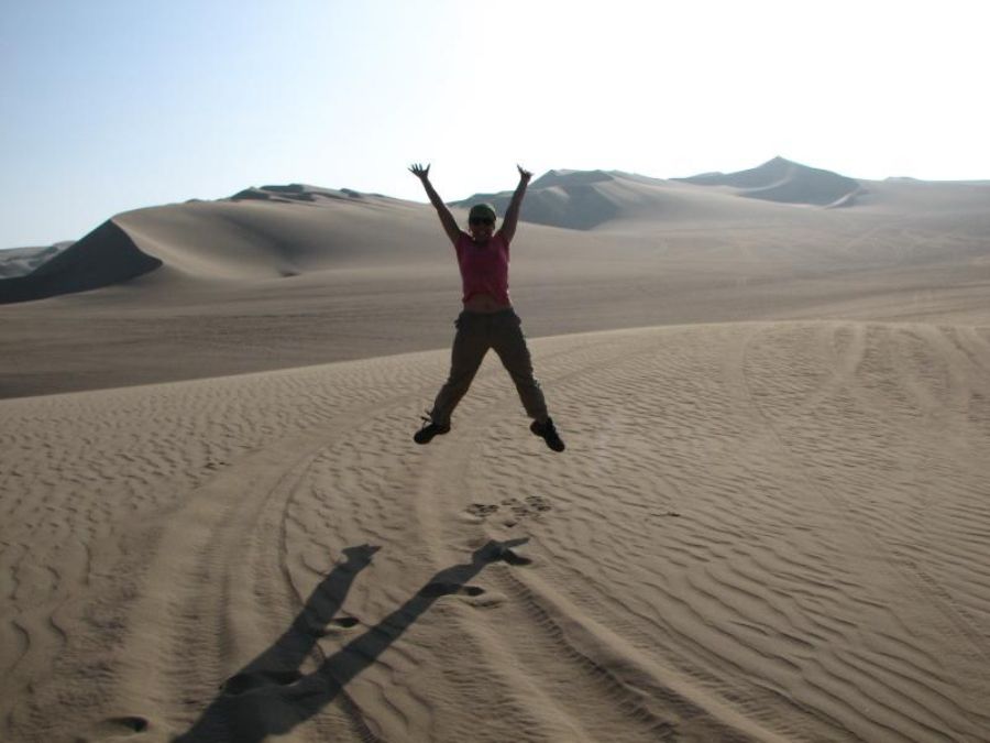 In the sand dunes
