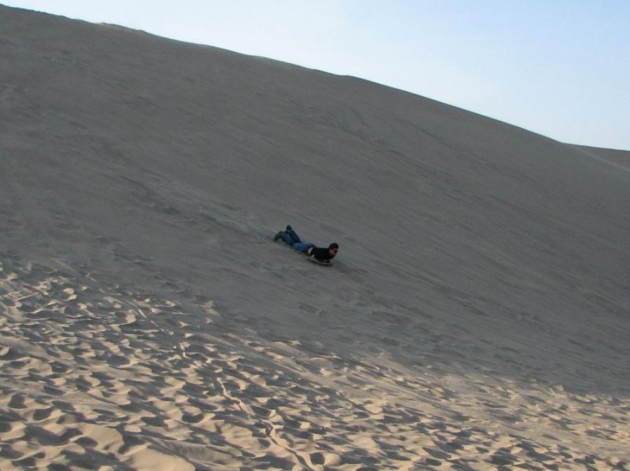 Down the dune