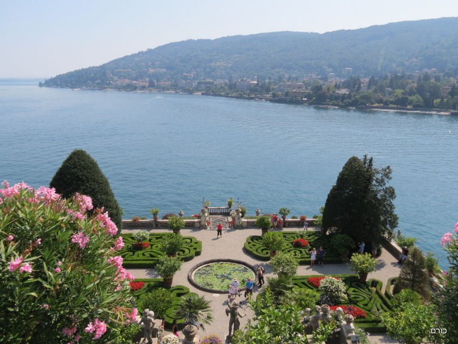 הנוף הנשקף מ Isola Bella